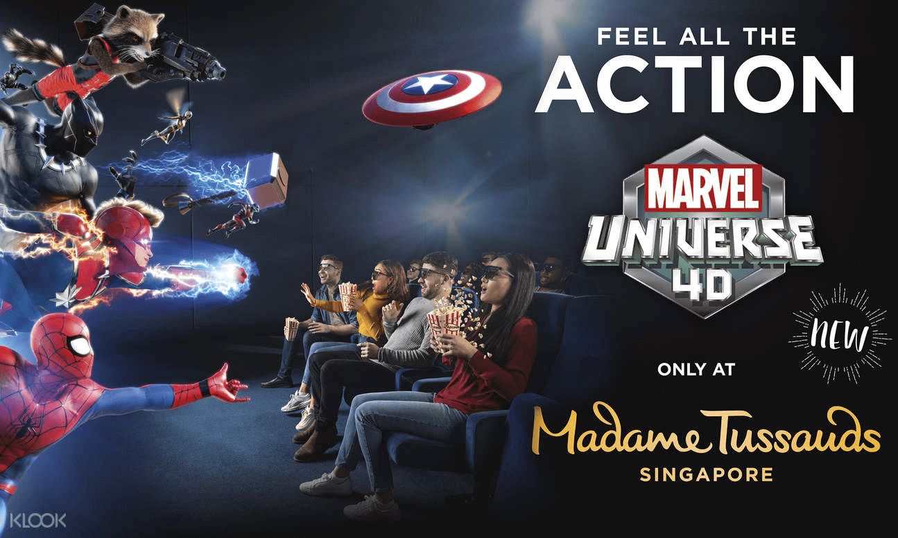 Madame Tussads 5-in-1 + Image Of Singapore + Boat Ride + Marvel 