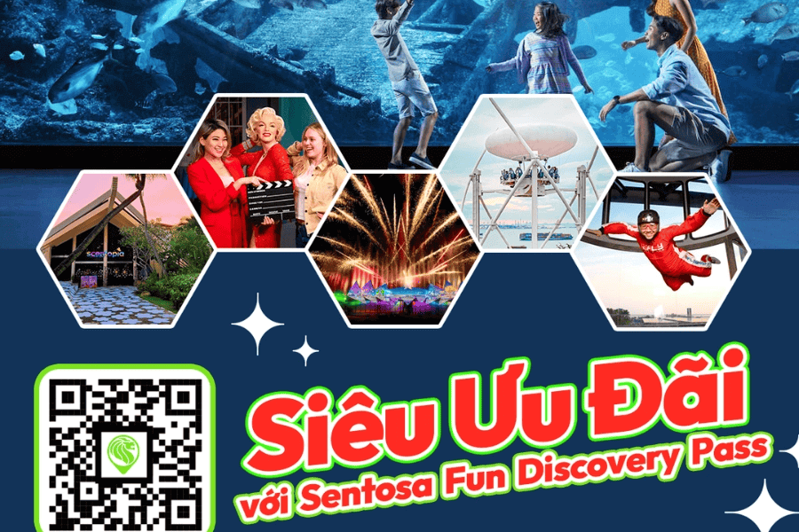 SENTOSA FUN DISCOVERY PASS TIỆN LỢI & LINH HOẠT